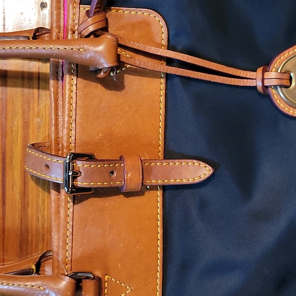 Dooney & Bourke Handbags - Dooney & Bourke leather trim nylon tote